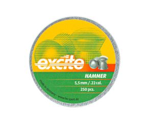 Chumbinho H&N Excite Hammer 5.5mm 250 Un