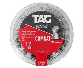 Chumbinho TAG Combat 4.5mm 100 Un