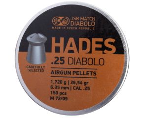 Chumbinho JSB Hades Diabolo 6.35mm 150 Un