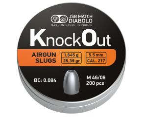 Chumbinho JSB Slug KnockOut 5.5mm .217 200 Un