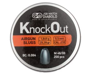 Chumbinho JSB Slug KnockOut 5.5mm .218 200 Un
