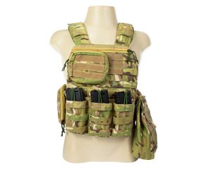 Colete Modular Tático Completo Multicam