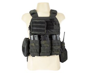 Colete Modular Tático Completo Multicam Black