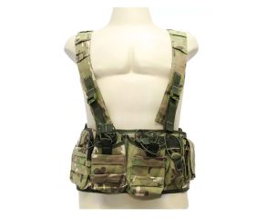 Colete Suspensório Tático - Chest Rig - Multicam