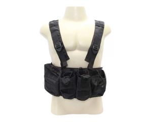 Colete Suspensório Tático - Chest Rig - Preto