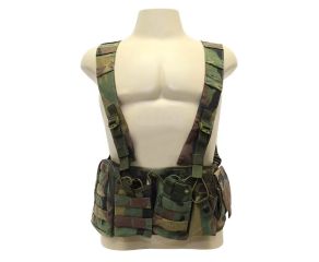 Colete Suspensório Tático - Chest Rig - Woodland