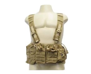 Colete Suspensório Tático - Chest Rig - Tan