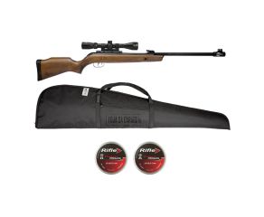 Carabina Gamo Hunter 440-AS Nitro IGT 5.5mm + Luneta 3-9x40 + Mount + Capa + Chumbinho