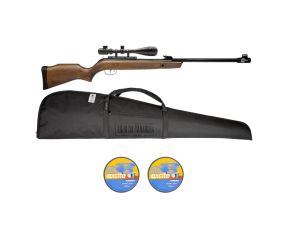 Carabina Gamo Hunter 440-AS Nitro IGT 5.5mm + Luneta 6-24x50 + Capa + Chumbinho