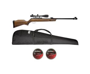 Carabina Gamo Hunter 440-AS Nitro IGT 5.5mm + Luneta 6-24x50 + Capa + Chumbinho