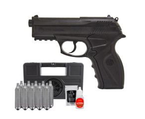 Pistola CO2 R11 (C11) Rossi 6mm + Esfera de Aco 500Un + CO2 + Maleta + Oleo