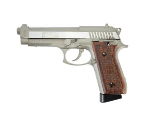 Pistola de Pressão Co2 GBB Swiss Arms PT92 Stainless Full Metal 4.5mm