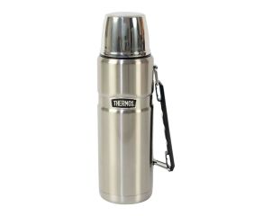 Garrafa Térmica Thermos Pampas Prata 1,2L