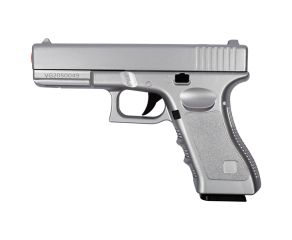 Pistola Airsoft Spring Full Metal Glock GK-V20 Silver 6mm