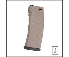 Magazine Airsoft M4 - Mid Cap - 120 BB's - G&G - Tan/Black Edition