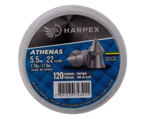 Chumbinho Harpex Athenas 5.5mm 1.16g 17.9gr 120un