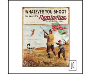 Placa Decorativa Remington Whatever - Mostly Signs
