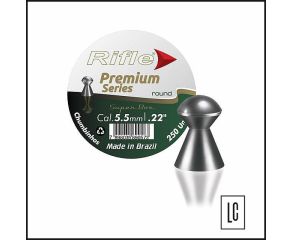 Chumbinho Rifle Premium Series Round SB - 5,5mm - 250 Unidades