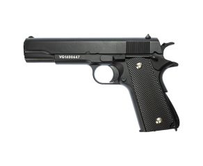 Pistola Airsoft Spring Vigor 1911 V14 Black Full Metal 6mm