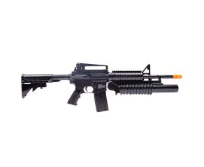 Rifle de pressão Spring KWC M4A1 Lançador M203 6mm (fake)