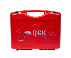 Maleta Rígida para Pistola QGK Vermelha Mostruário