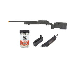 Airsoft Sniper M40 Storm + BBs 0.40g QGK 950 Un + Magazine + Speedloader