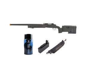 Airsoft Sniper M40 Storm + BBs 0.43g Evo 1200 Un + Magazine + Speedloader