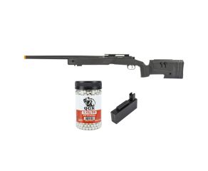 Airsoft Sniper M40 Storm + BBs 0.40g QGK 950 Un + Magazine