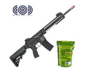 Airsoft Neptune 10 Rossi AR15 Keymod + Airsoft BBs 0 25g Ammo Box Federaty + Alvos