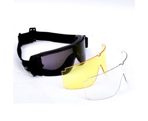 Óculos Goggle Warmmo Preto Lentes 2.6mm