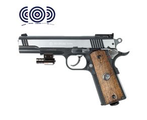Pistola de Pressao 1911 Special Combat Rossi CO2 4.5mm Airgun Full Metal + Mira Laser + Alvos