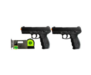 Pistola Airsoft Black 24/7 KWC Spring Kit Duelo