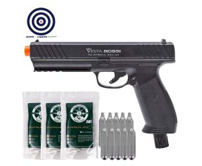 Pistola .50 CO2 Vesta PDW50 Defense Rossi Paintball + CO2 + Esferas + Alvos
