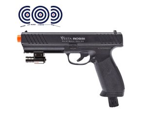 Pistola .50 CO2 Vesta PDW50 Defense Rossi Paintball + Mira Laser + Alvos