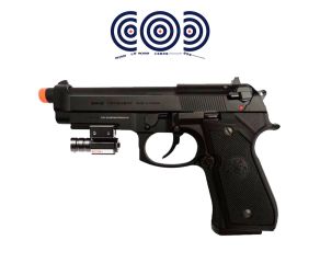 Pistola Airsoft GBB Beretta GPM92 Full Metal G&G Mag Extra + Mira Laser + Alvos
