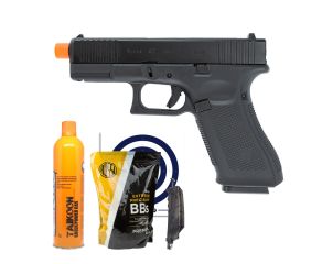 Pistola Airsoft GBB Glock G45 Kosok E&C + Speedloader Rossi + BB's 0.20g + Green Gás + Alvos
