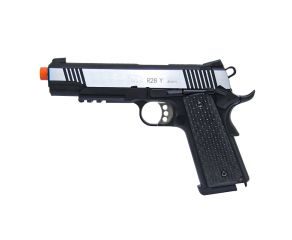 Pistola Airsoft GBB M1911 R28 Warrior Dual Tone Full Metal BlowBack Army