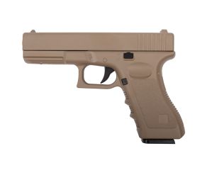 Pistola Airsoft Spring Full Metal Glock GK-V20 Tan