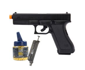 Pistola de Airsoft Glock G7 6mm KWC + Airsoft BBs + Speedloader Airsoft