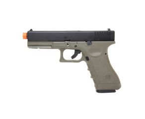 Pistola Airsoft GBB Glock R17 BlowBack Verde Green Gás