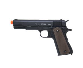 Pistola Airsoft GBB M1911 A1 R31 Black Full Metal BlowBack Army