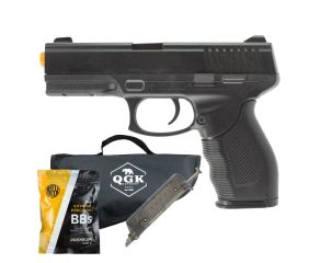 Pistola Airsoft Spring 24/7 V310 + Speed Loader + BBs + Capa Simples QGK