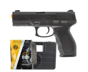 Pistola Airsoft Spring 24/7 V310 + Speed Loader + BBs Rossi + Case Rigido LC