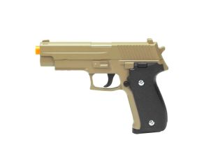 Pistola Airsoft Spring P226 G26 Desert Galaxy Full Metal