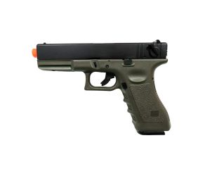 Pistola Airsoft GBB Glock R18 Verde BlowBack Army