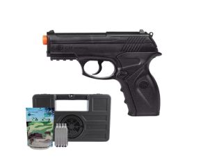 Pistola Airsoft Co2 Rossi C11 + Kit Recarga