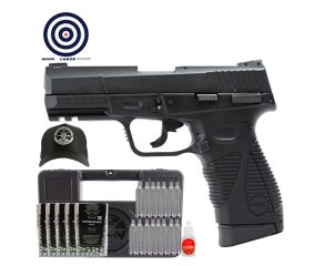 Pistola de Pressao CO2 24/7 G2 BlowBack KWC 4.5mm + Maleta + Esferas + CO2 + Oleo + Bone + Alvos