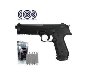 Pistola .50 CO2 Paintball LTL Alfa RAM + Esferas + Co2 + Alvos