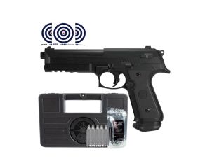 Pistola .50 CO2 Paintball LTL Alfa RAM + Munição + Case + Co2 + Alvos