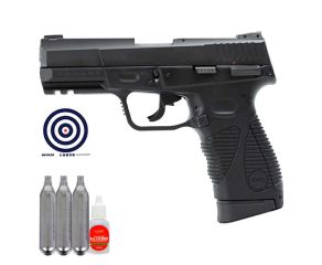 Pistola de Pressao CO2 24/7 G2 BlowBack KWC 4.5mm + CO2 + Oleo + Alvos